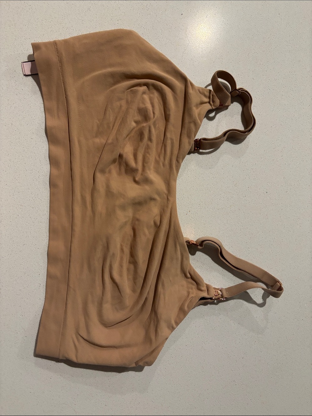 Victoria's Secret Tan Seamless nursing bra